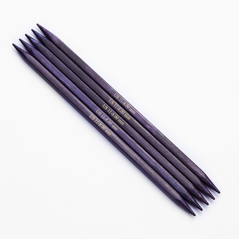 Nadelspiel J'adore Cubics von knit pro 15 cm 6,00 mm