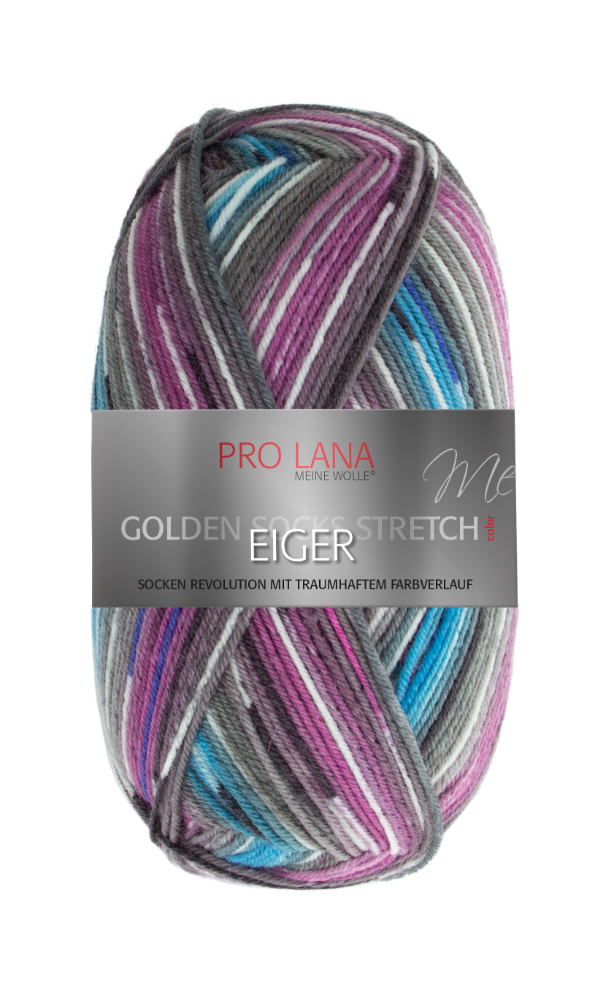 Golden Socks Stretch - 4-fach Sockenwolle von Pro Lana Eiger - 333.09