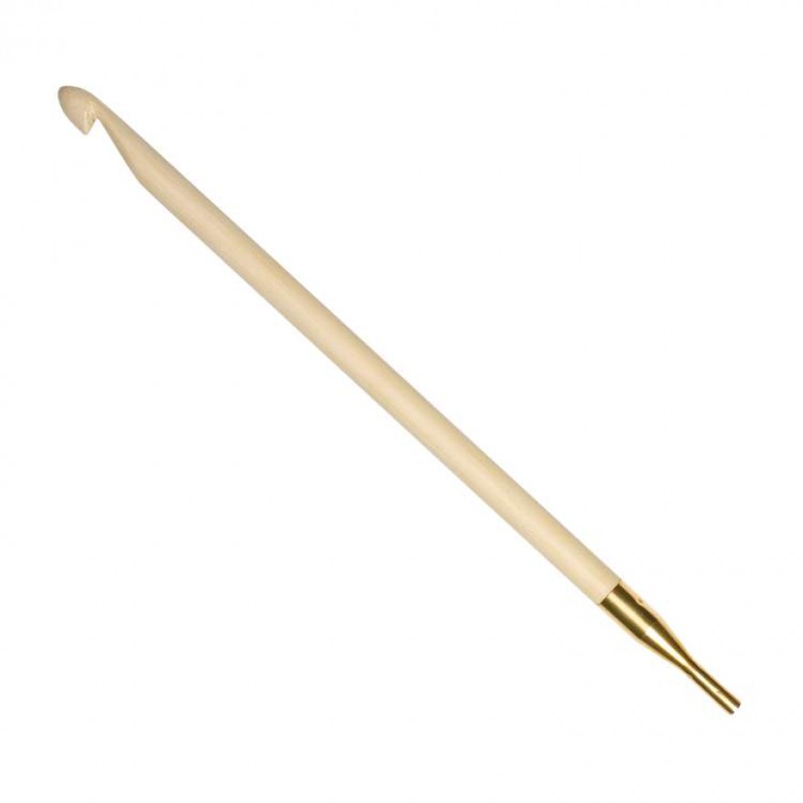 Tunesische Häkelnadel Bamboo addiClick 16 cm | 7,00 mm