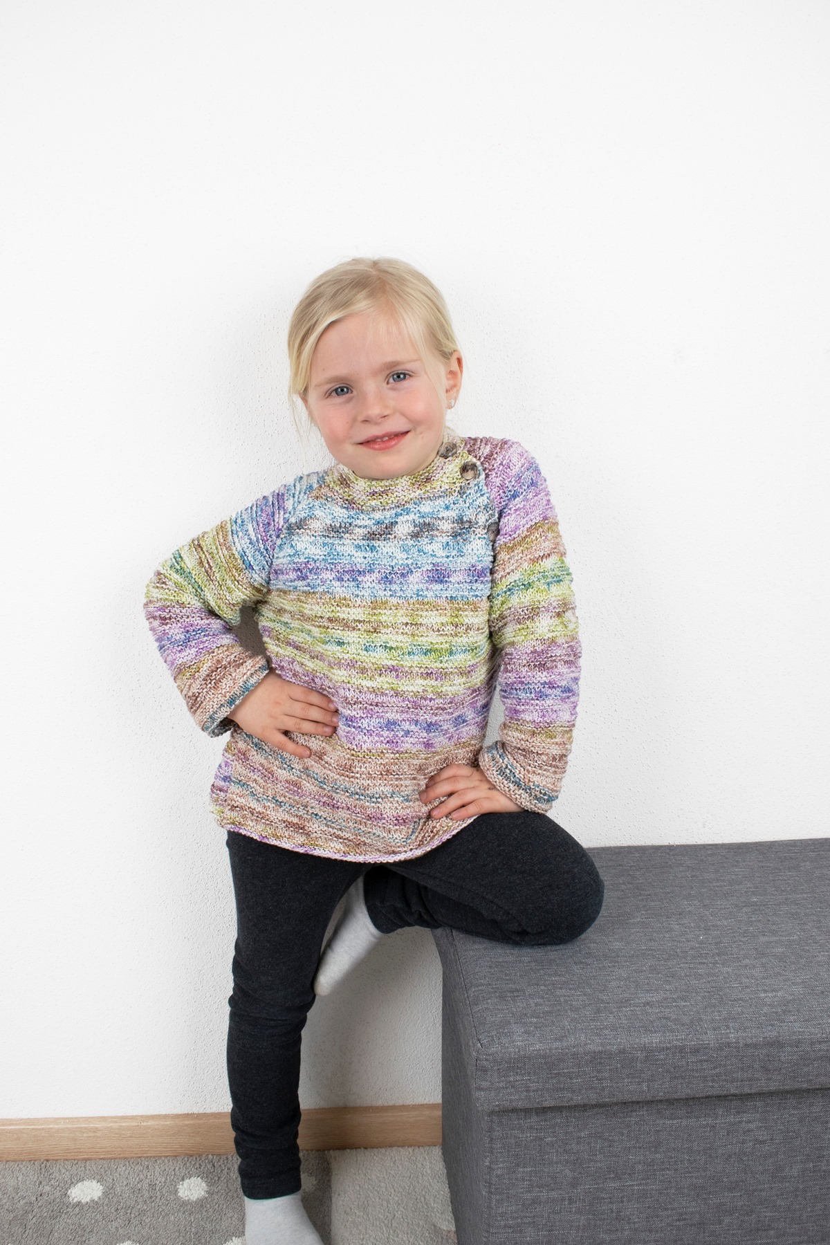 Raglanpullover | Wollpaket mit Orata Design Color Linie 514 | Stricken