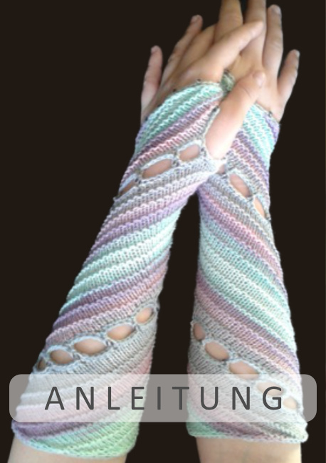 Armstulpen Venticello | Einzelanleitung | Wolle Zauberball®  | Stricken | Sylvie Rasch