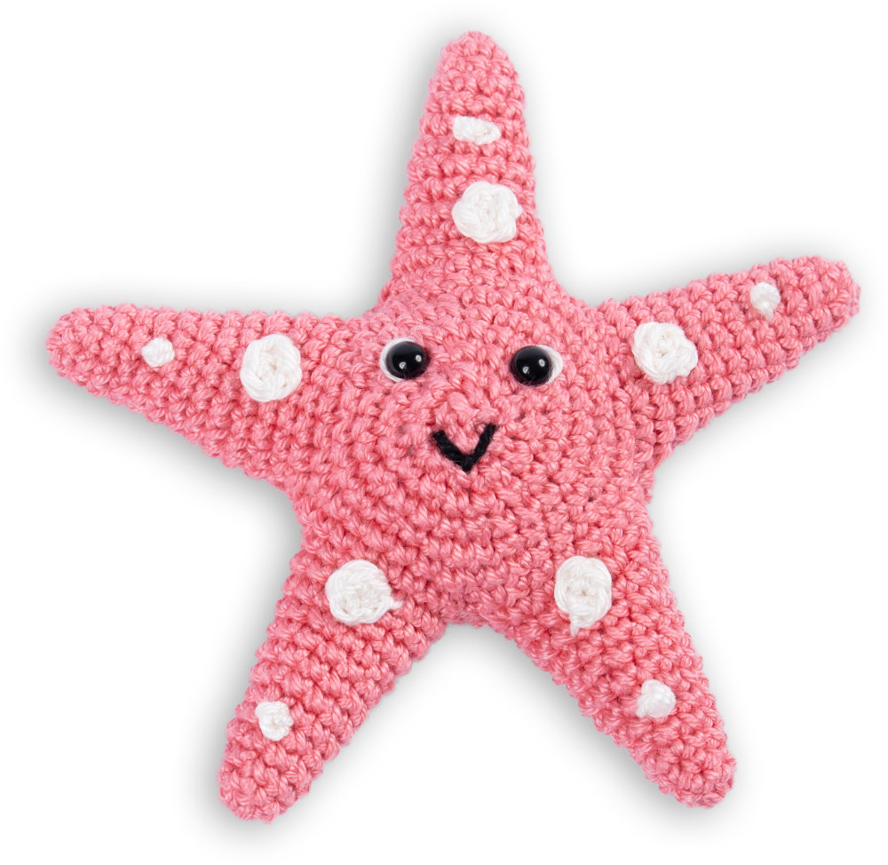 Seestern Stella - MyGurumi  | Wollpaket mit Basic Cotton 0061 - lagune | Häkeln | @magicloopscrochet Cansu Deniz-Öztürk