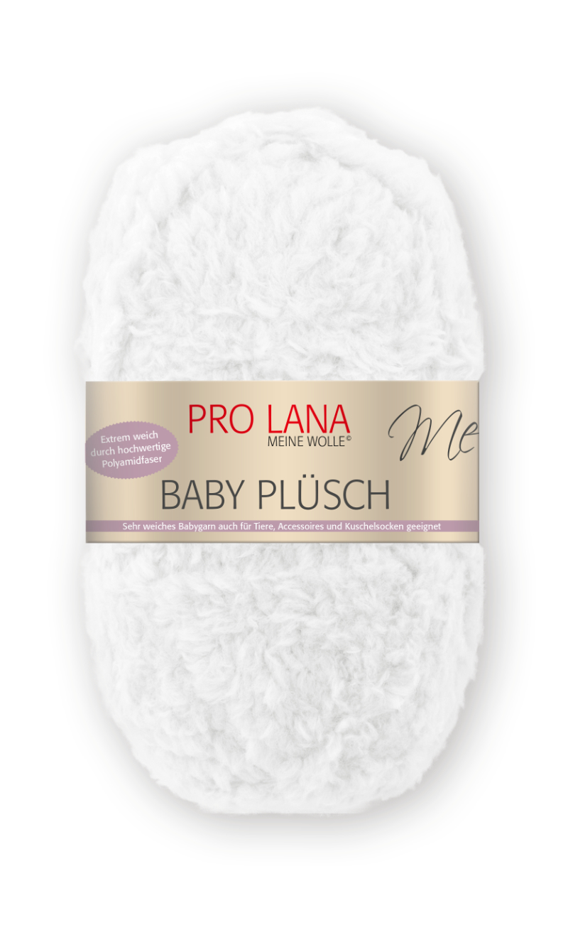 Baby Plüsch von Pro Lana 0001 - weiß