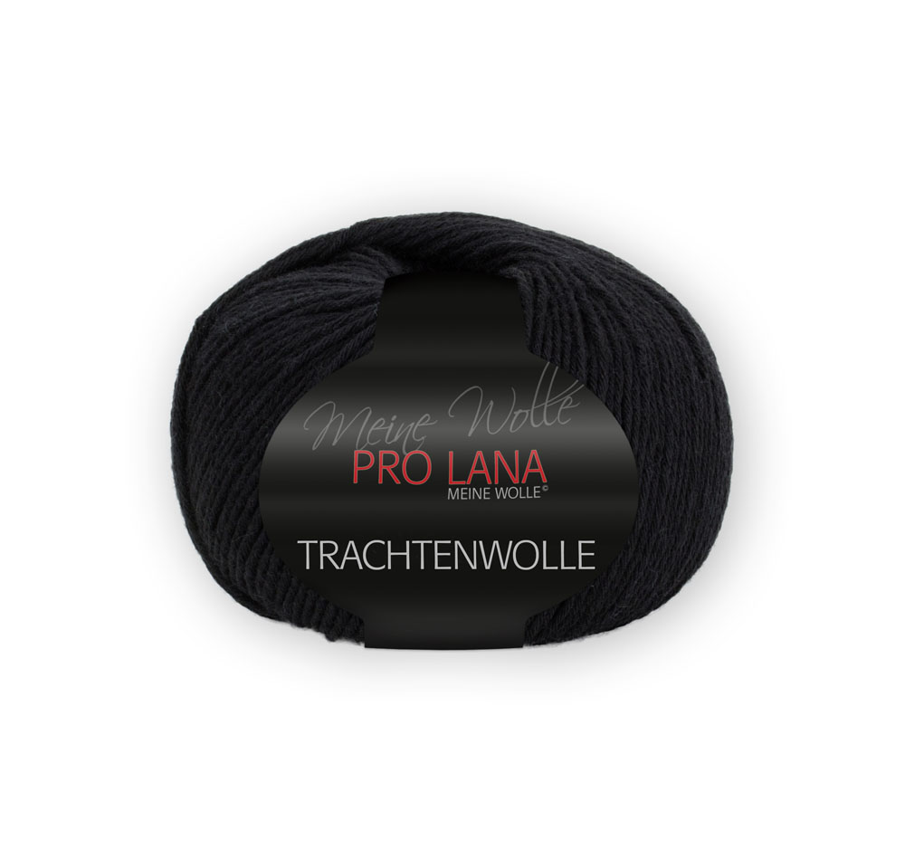 Trachtenwolle von Pro Lana 0099 - schwarz