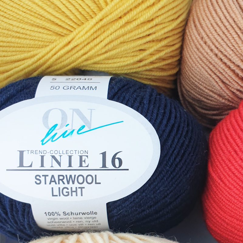 Starwool Light Linie 16 0063 - mittelblau