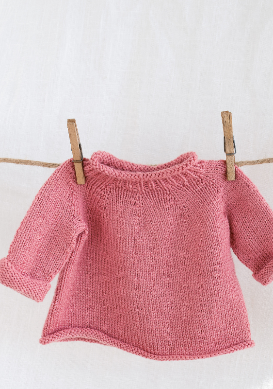 Baby-Pullover Buddy | Wollpaket mit Baby Cashsoft Merino | Stricken