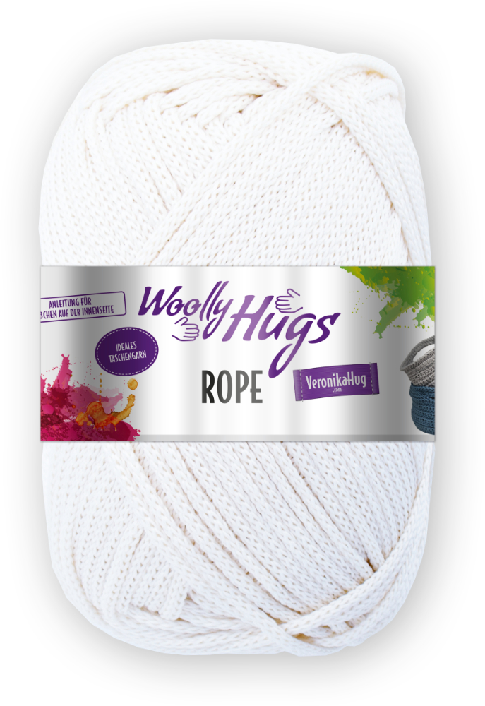 Rope von Woolly Hugs 0001 - weiß