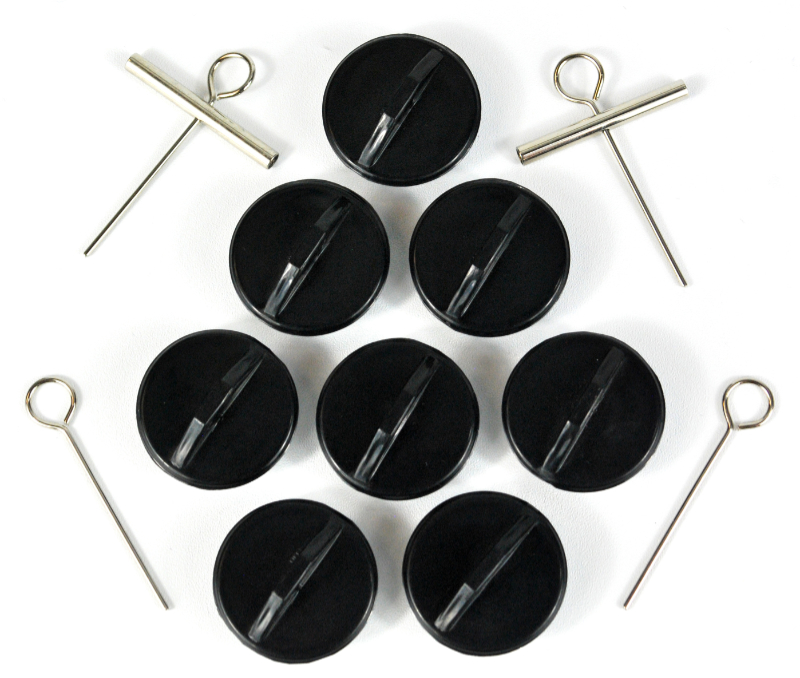 Seil schwarz für Lykke Nadelspitzen | 40 cm (für 9cm Spitzen)