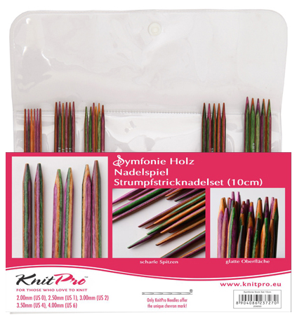 Nadelspiele Set Symfonie Holz 10 cm von knit pro