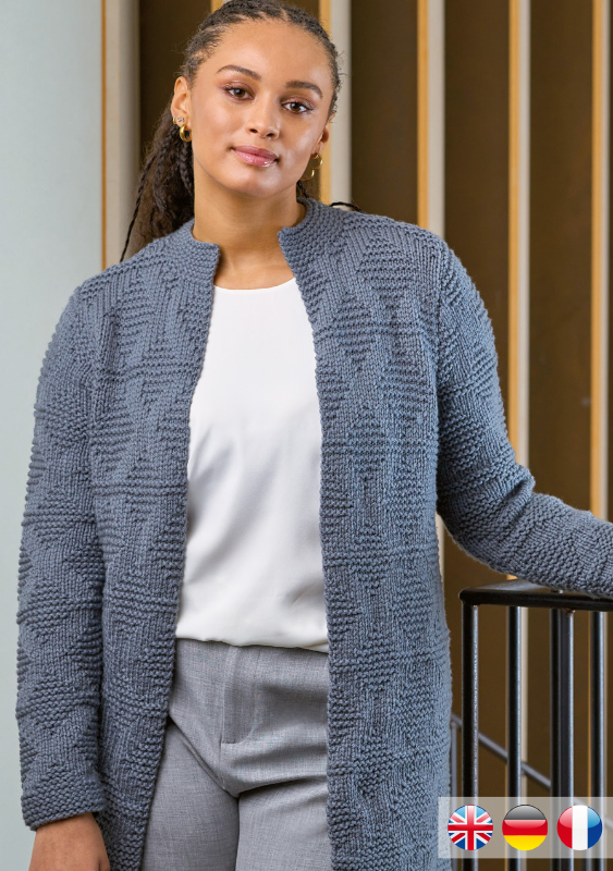 Jacke Slate | Einzelanleitung | Stricken | Georgia Farrell