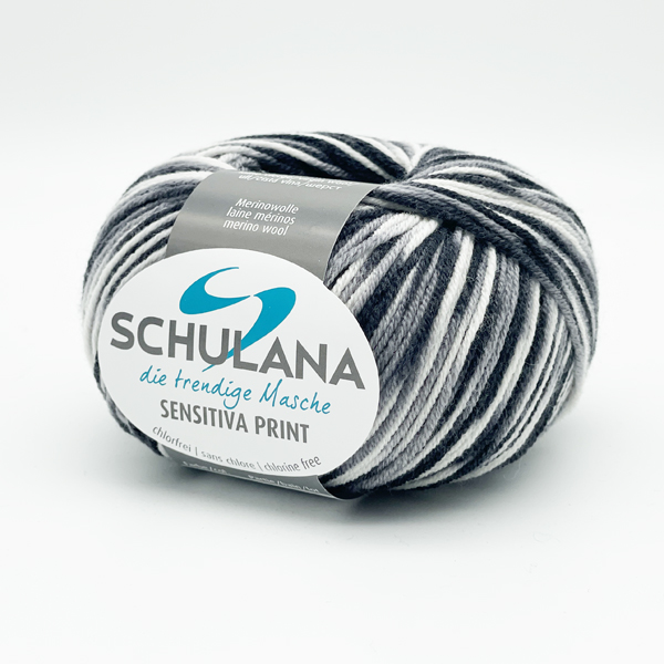 Sensitiva Print Color von Schulana 0203 - schwarz/grau/weiß