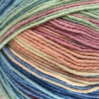 0065 - blau / altrosa / grün Farbverlauf | 4,95 €