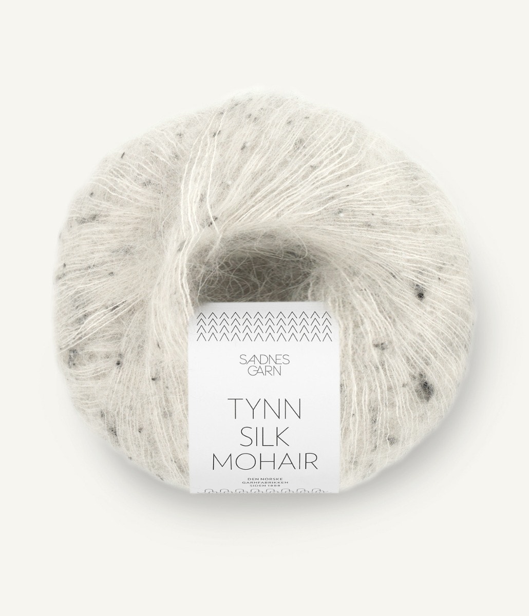 Tynn Silk Mohair von Sandnes Garn 1199 - salt'n pepper tweed