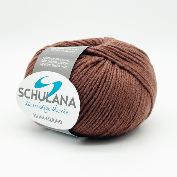 Filini-Merino von Schulana 0086 - kastanie