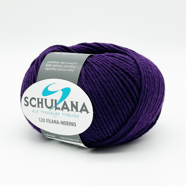 Filana-Merino 120 von Schulana 0027 - dunkelviolett