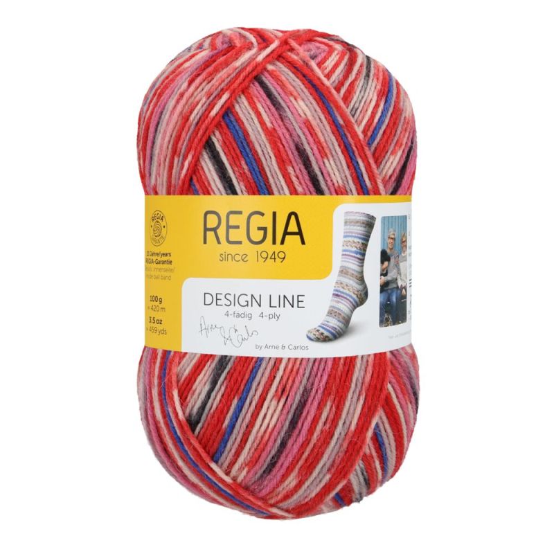 Sockenwolle Design Line by Arne & Carlos von Regia 03885 henningsvaer color