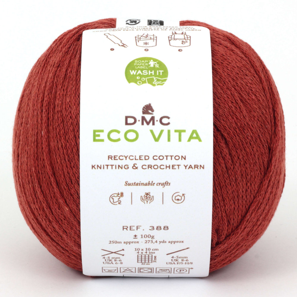 Eco Vita uni von DMC 0005 - terrakotta