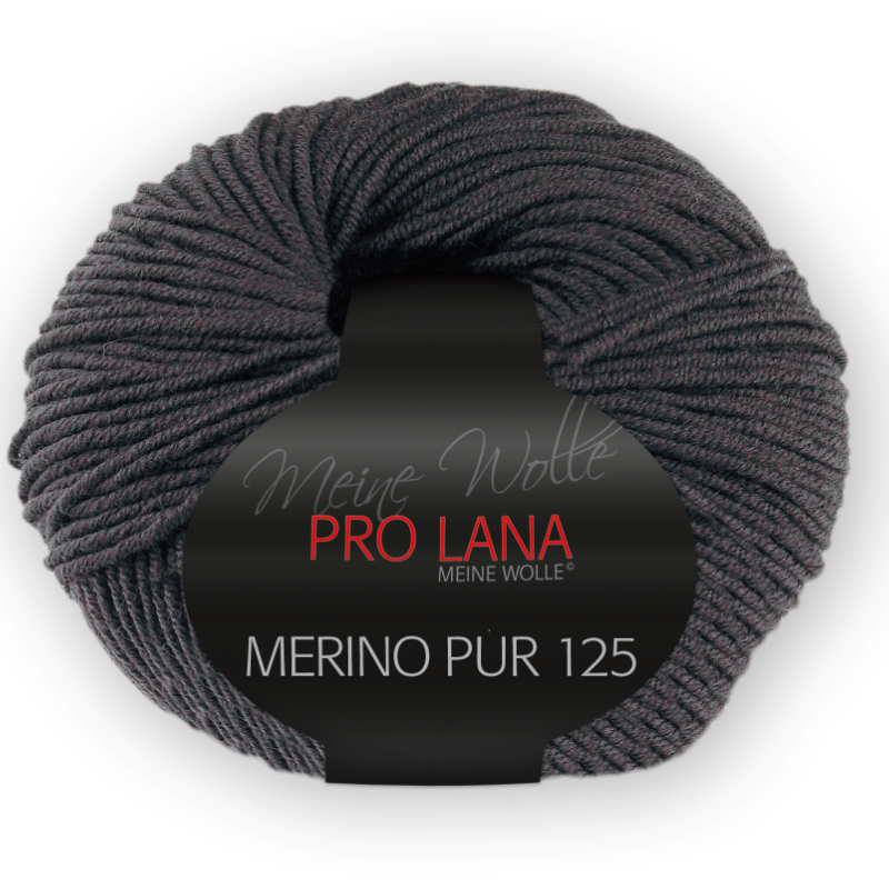 Merino Pur 125 von Pro Lana 0098 - anthrazit