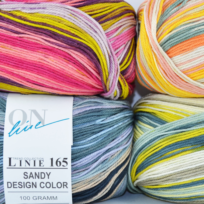 Sandy Design Color Linie 165 von ONline 0356 - rosa / blau / grün