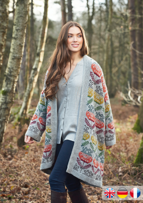 Moonflower Coat | Einzelanleitung | Stricken | Martin Storey