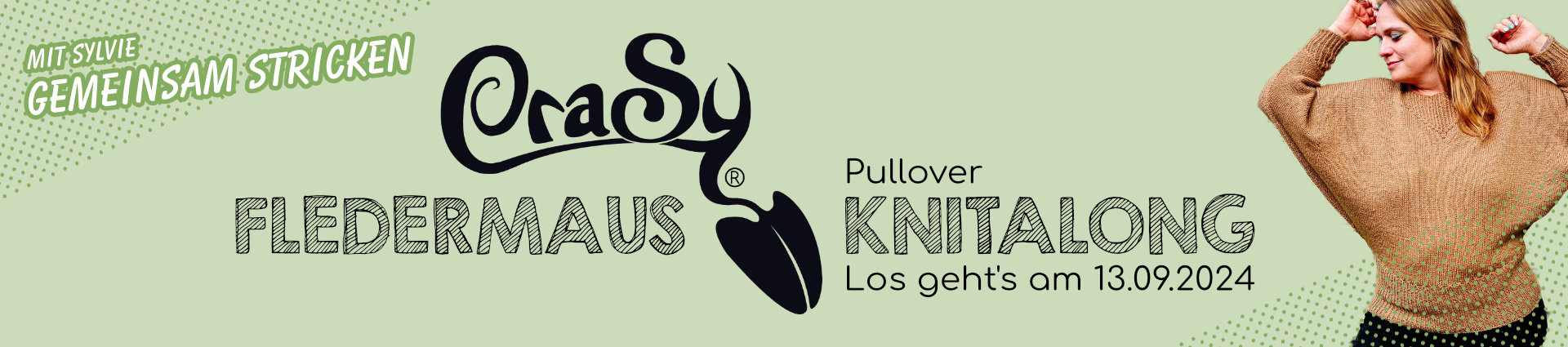Der CraSy Fledermaus Pulli Knitalong