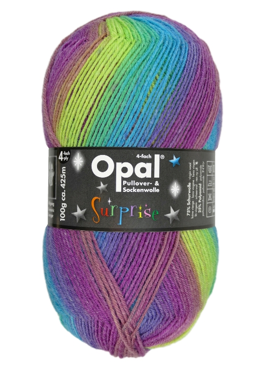 Surprise 4-fach Sockenwolle von OPAL - 4065