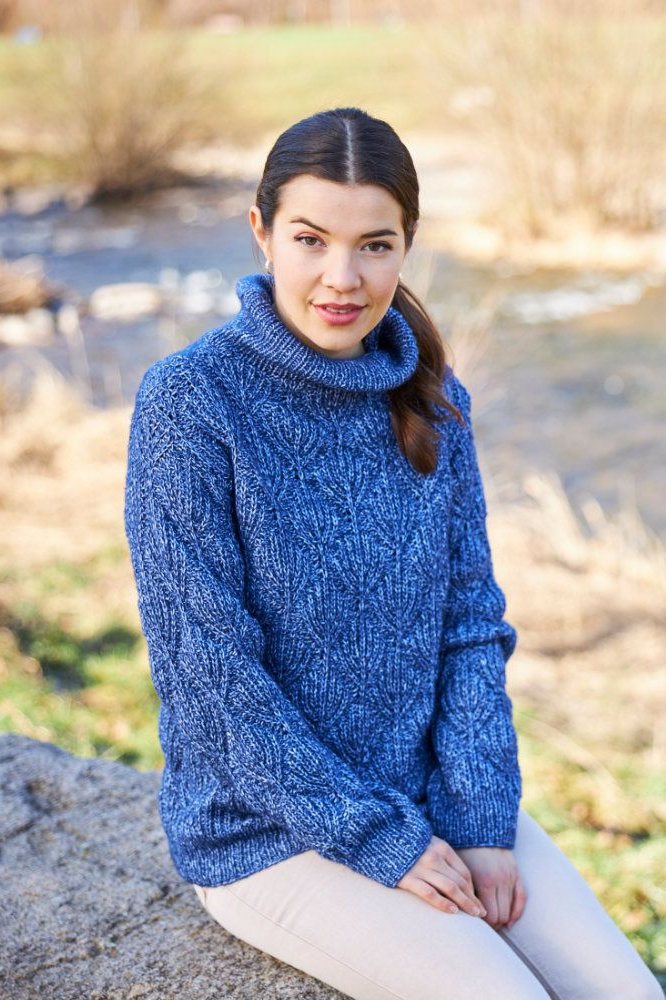 Pulli mit Fantasie-Patentmuster | Wollpaket mit Sydney | Stricken