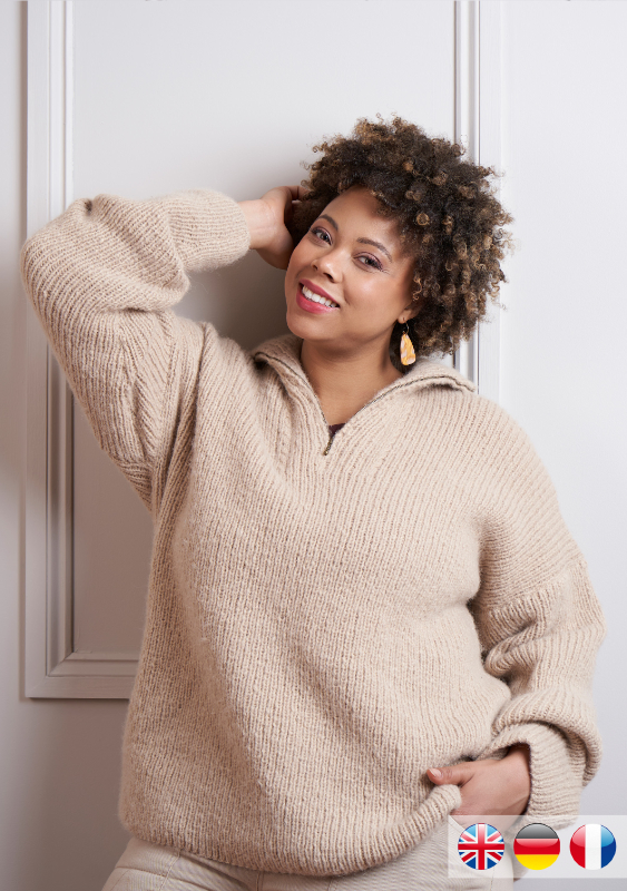 Pullover Celine | Einzelanleitung | Stricken | Quail Studio