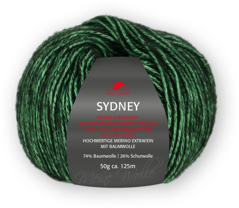 Sydney von Pro Lana 0068 - grün-schwarz