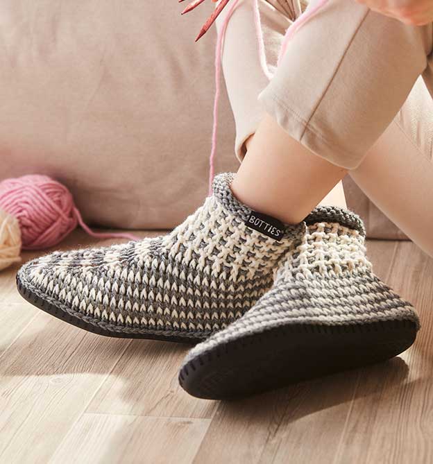 Botties stricken - Der neue Stricklook für die Trendsohle
