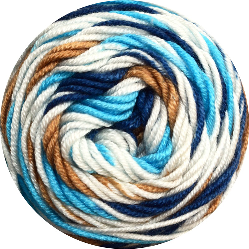 0108 - kamel / türkis / marine / weiß | €2.50