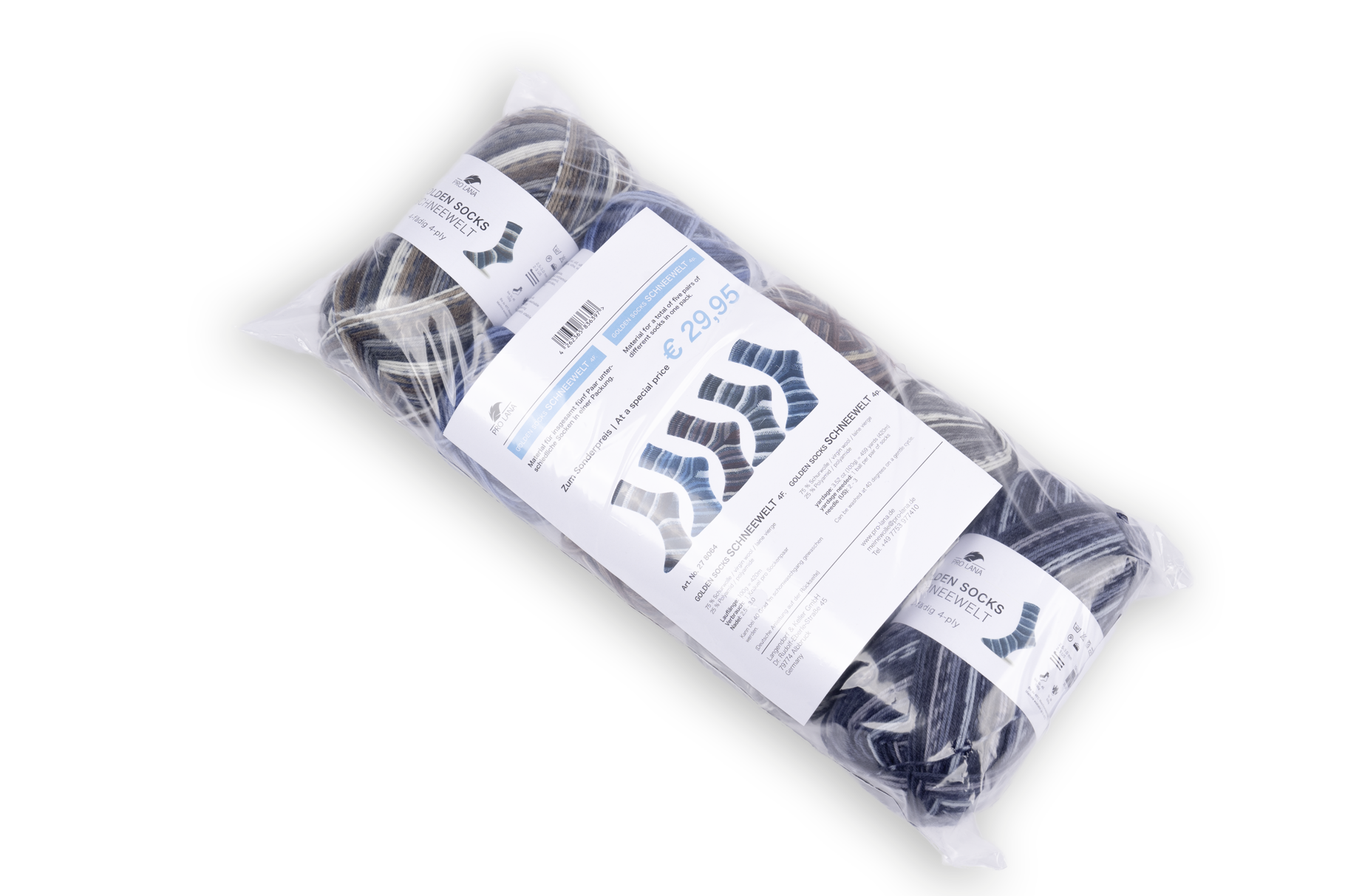 Golden Socks 5er Packung - 4-fach Sockenwolle