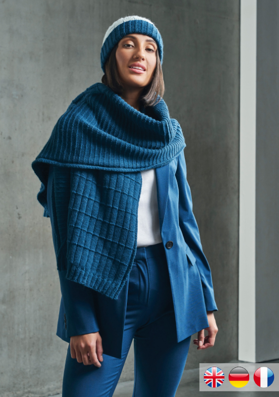 Moorgate Wrap | Einzelanleitung | Stricken | Georgia Farrell