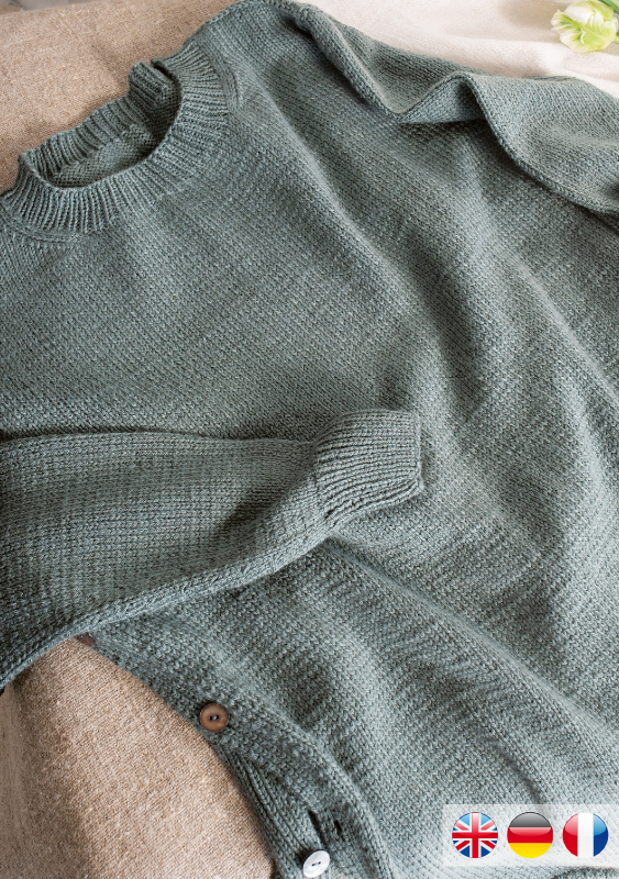 Pullover Jojoba | Einzelanleitung | Stricken | Erika Knight