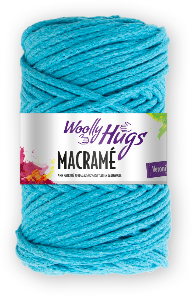Macramé von Woolly Hugs 0064 - türkis