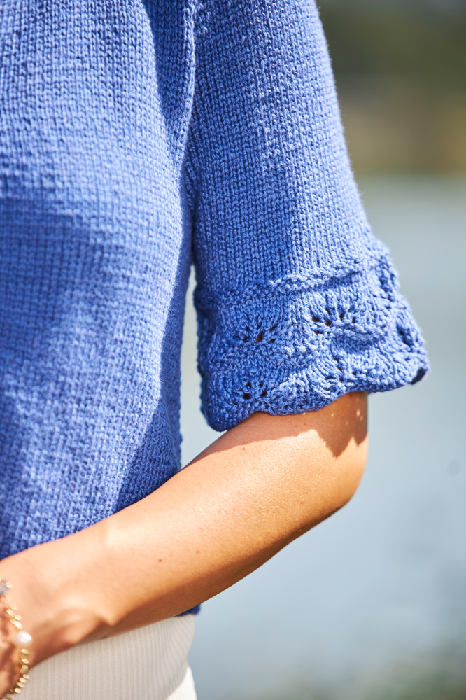 Jacke mit Rüschenärmel | Anleitungsheft | Wolle Fleeting Cotton | Stricken | Regina Bühler, Pro Lana, Christophorus Verlag Jacke mit Rüschenärmel | Anleitungsheft | Wolle Fleeting Cotton | Stricken | Regina Bühler, Pro Lana, Christophorus Verlag