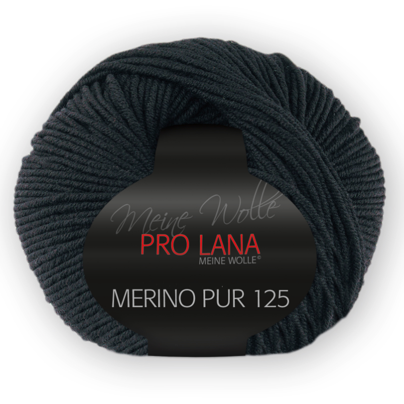 Merino Pur 125 von Pro Lana 0099 - schwarz