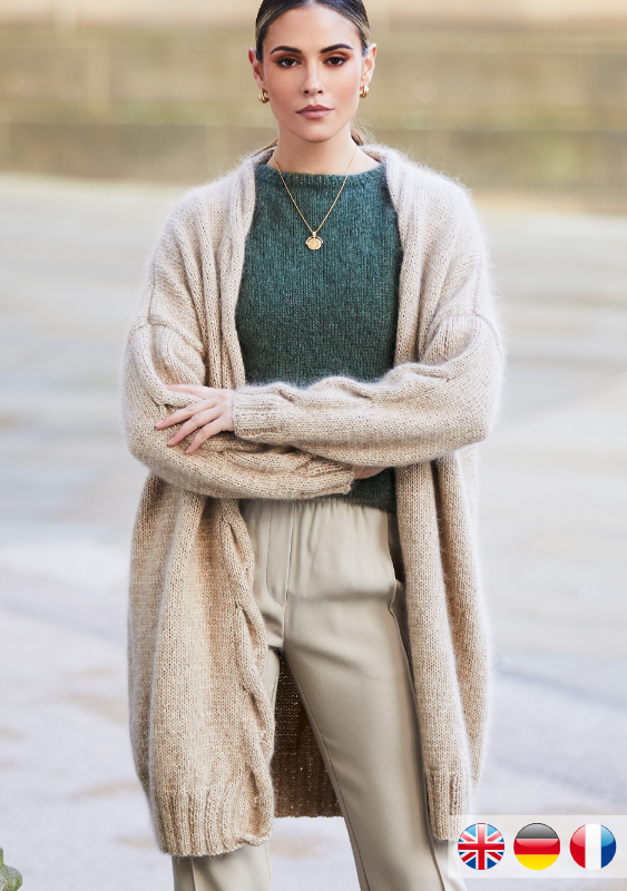 Jacke Campbell | Einzelanleitung | Stricken | Quail Studio