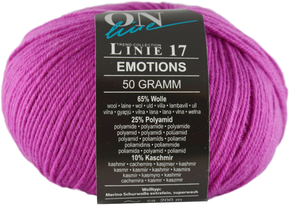 Emotions Linie 17 von ONline 0012 - fuchsie