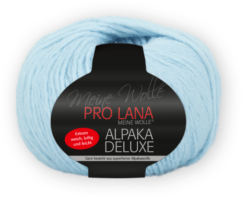 Alpaka deluxe von Pro Lana 0057 - hellblau