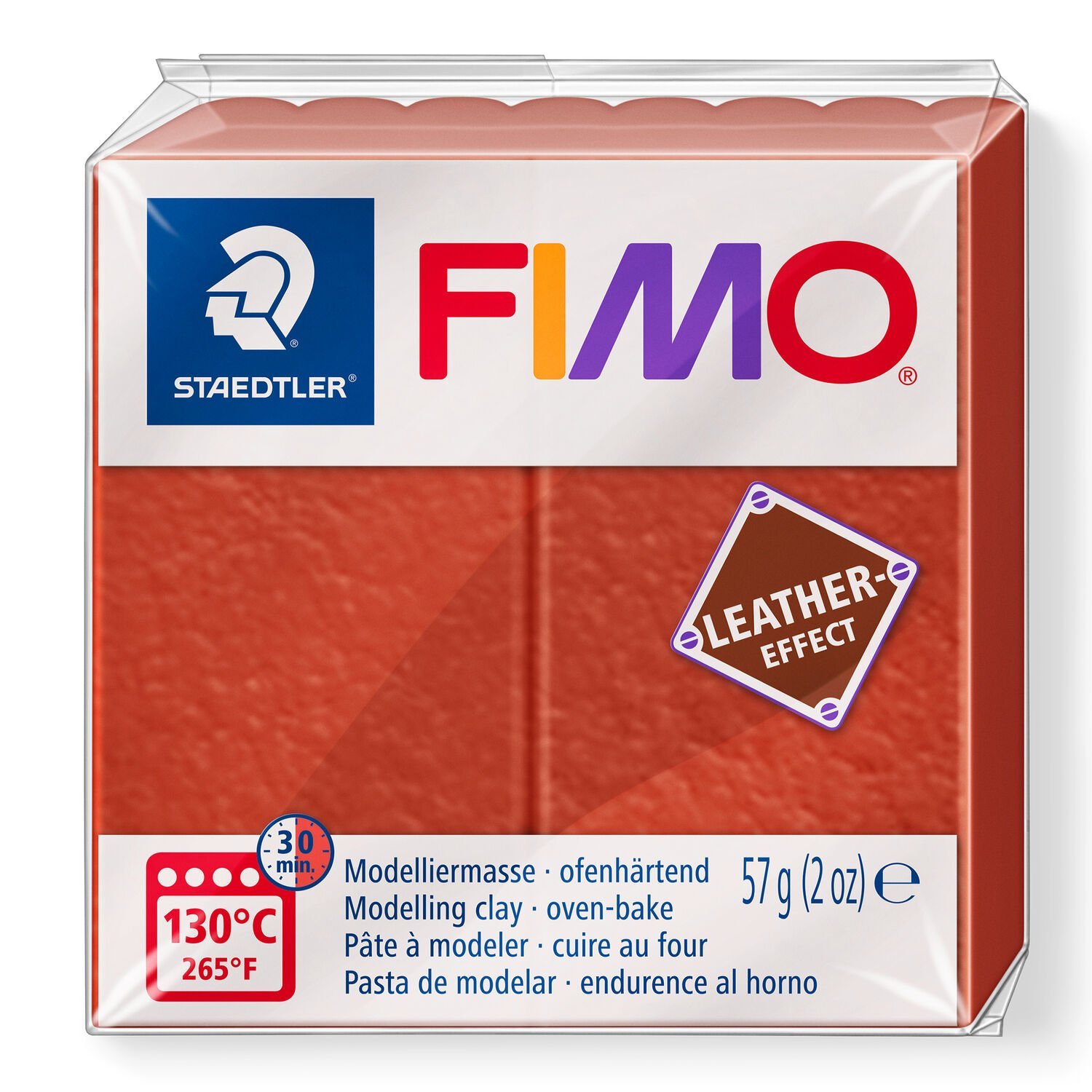 Modelliermasse FIMO® leather-effect 8010 0809 taubengrau