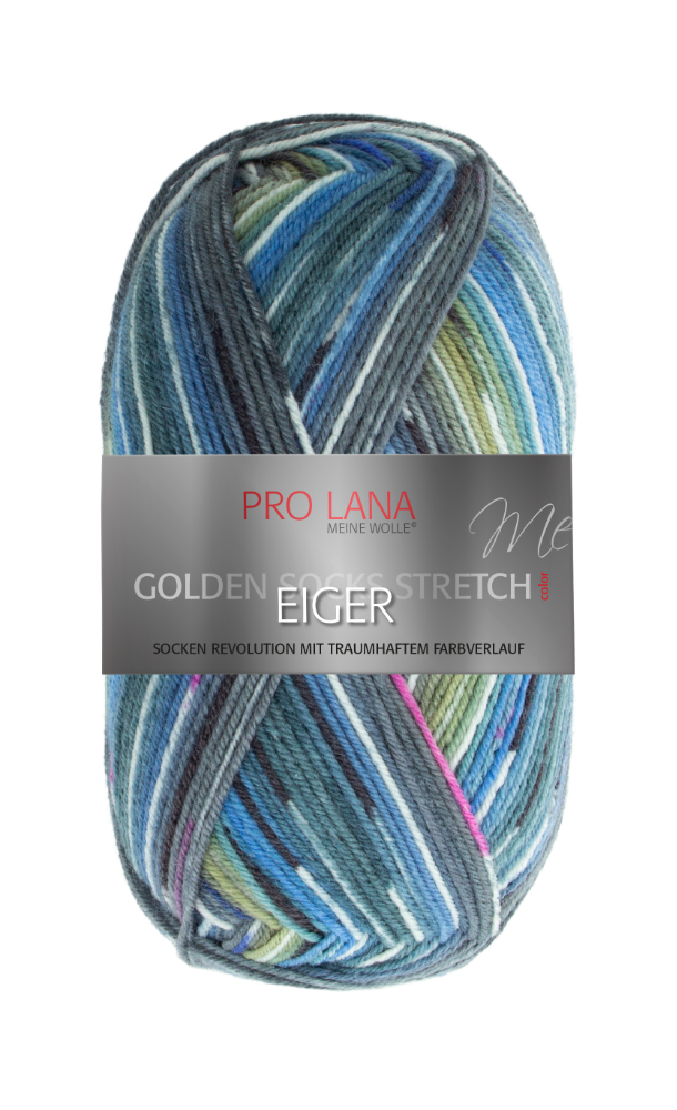 Golden Socks Stretch - 4-fach Sockenwolle von Pro Lana Eiger - 333.10