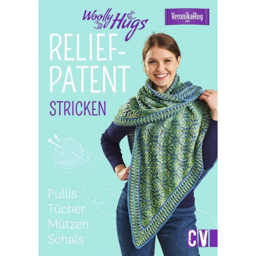 Woolly Hugs Reliefpatent stricken - Pullis, Tücher, Mützen, Schals mit Veronika Hug