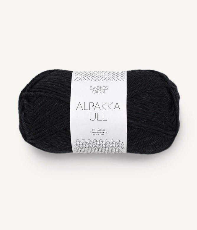 Alpakka Ull von Sandnes Garn 1099 - black