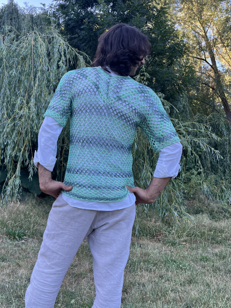 LöchRick Häkelshirt (Unisex) | Anleitung | Wolle Baby Cotton  | Häkeln | Sylvie Rasch