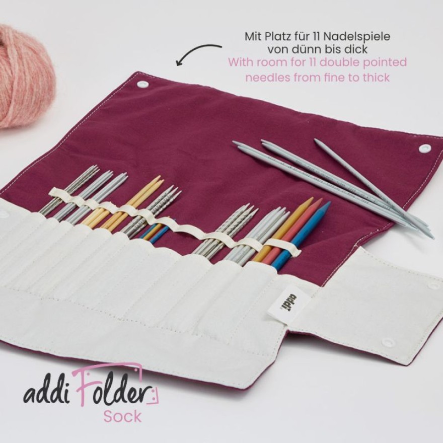 Sock Nadelspieletui addiFolder, leer Sock Nadelspieletui addiFolder, leer