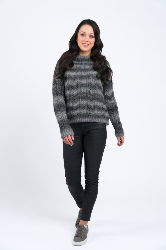 Pulli mit Rippen-Zopfmuster | Anleitungsheft | Wolle Melbourne  | Stricken | Pro Lana