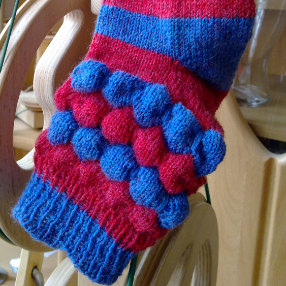 Bubbelsocken | Einzelanleitung | Wolle Supersocke 100 Linie 3 Uni 4-fach  | Stricken | Sylvie Rasch