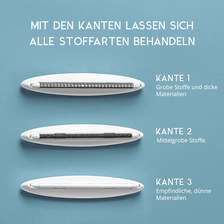 Fusselentferner mit Flusenbürste Compact von Gleener weiß