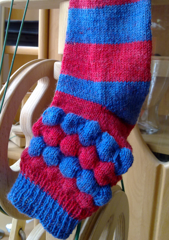 Bubbelsocken | Einzelanleitung | Wolle Supersocke 100 Linie 3 Uni 4-fach  | Stricken | Sylvie Rasch